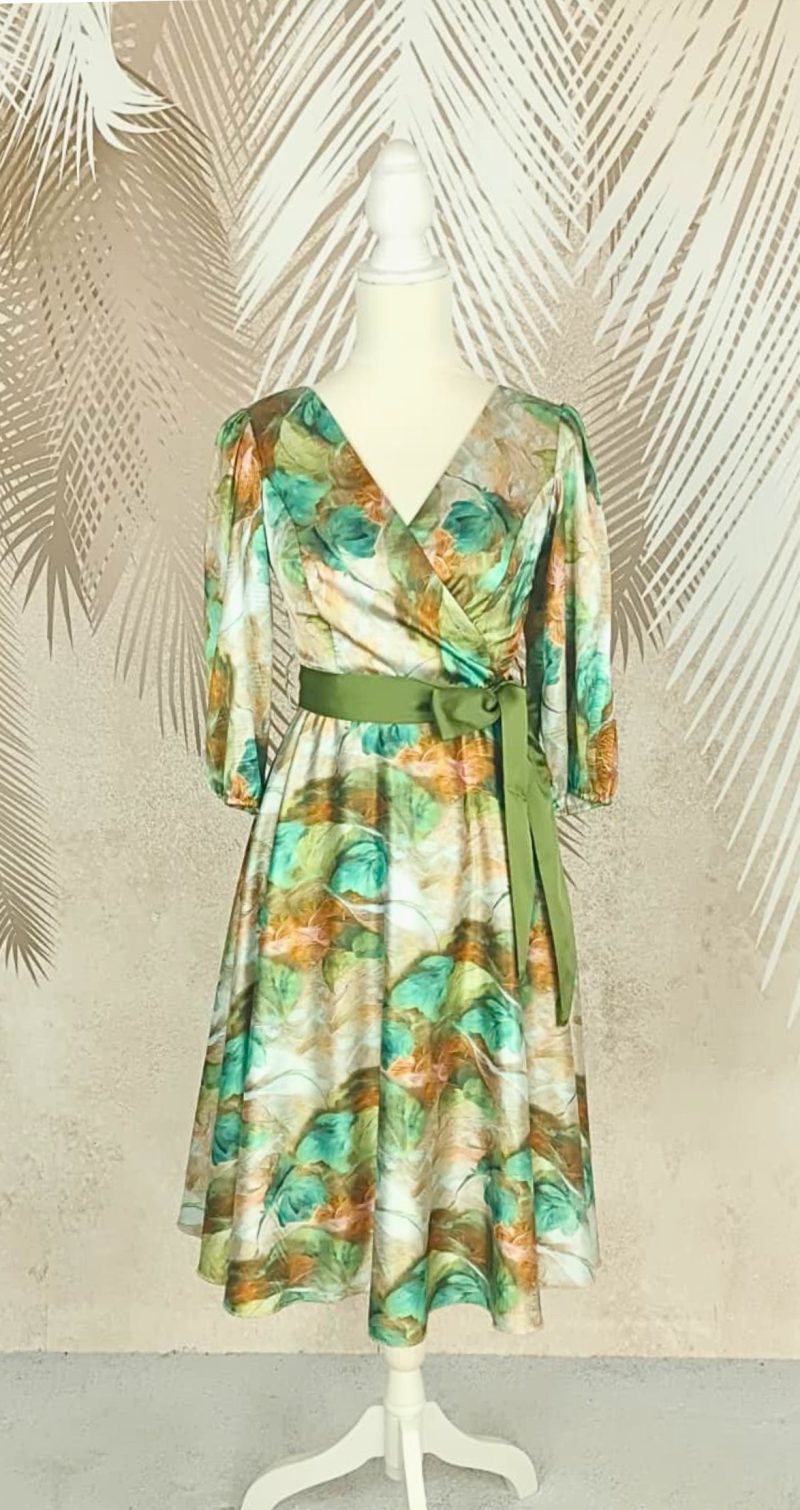 Rochie eleganta cu imprimeu Smaranda