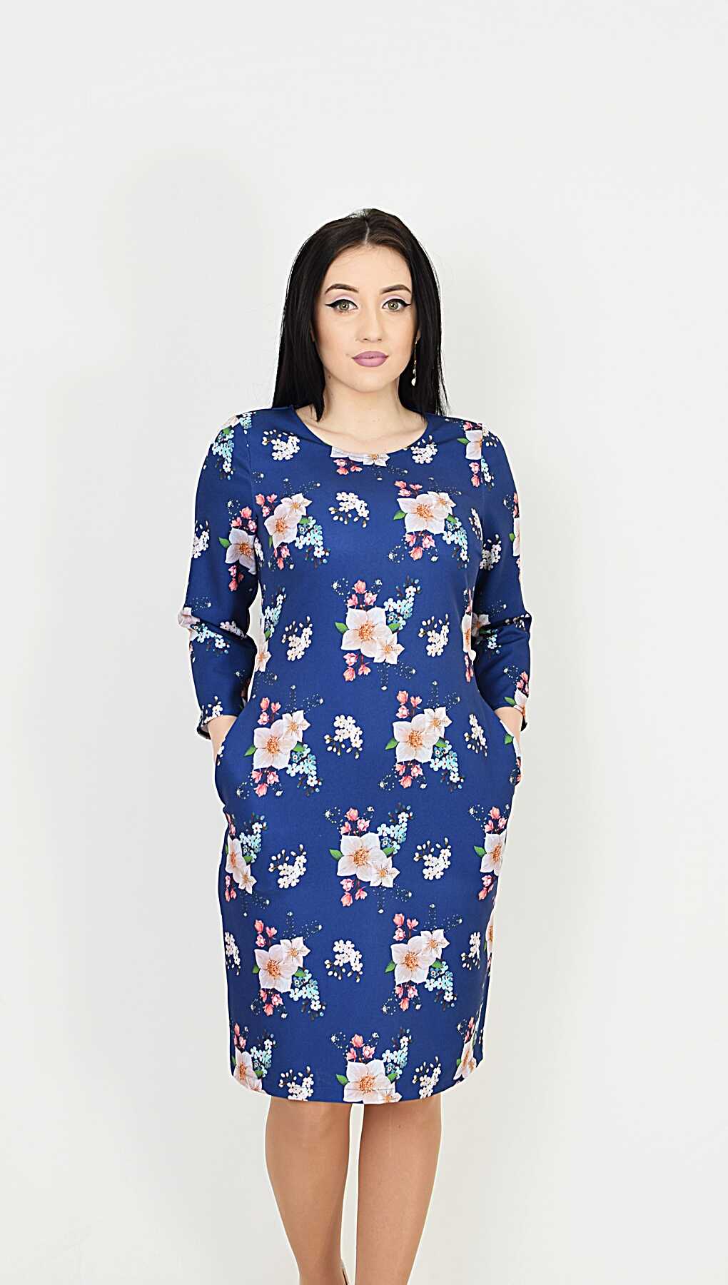 Rochie in pliuri Elisa - 2 | YEO