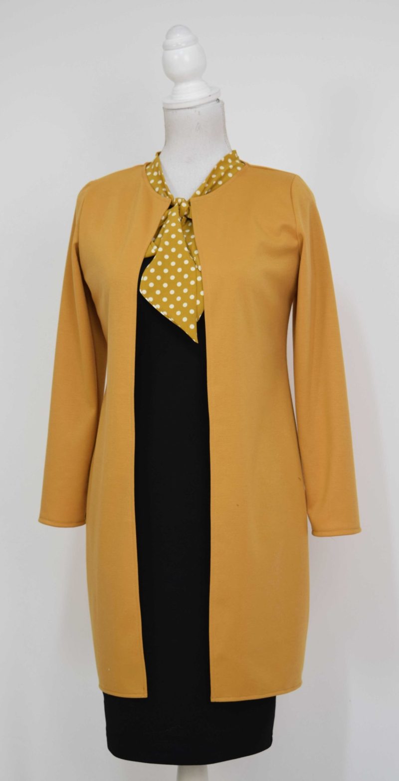 Cardigan mustar