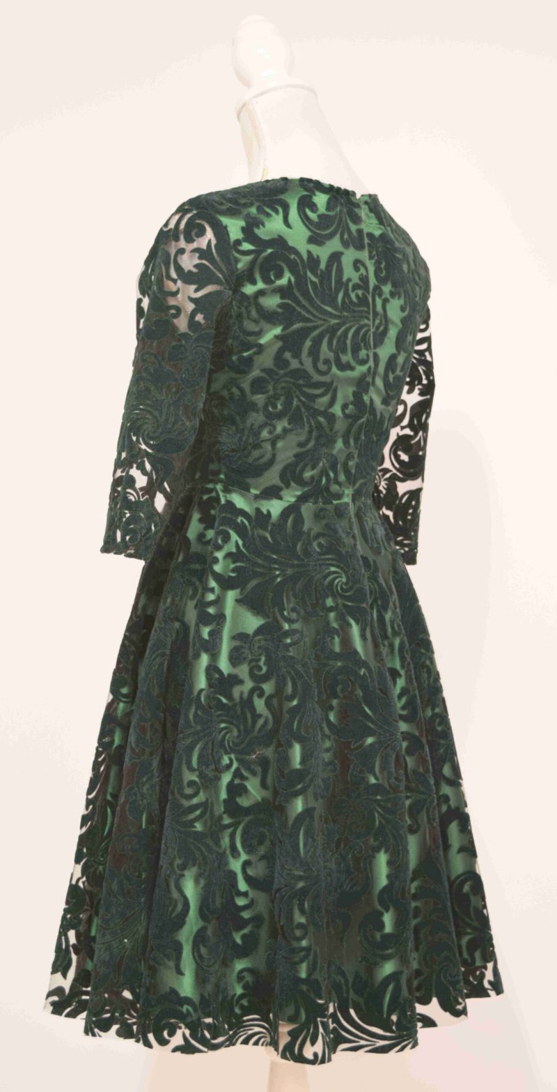 Rochie de ocazie clos verde Charlotte