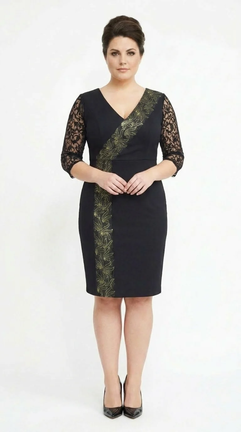 Rochie eleganta neagra Nicola