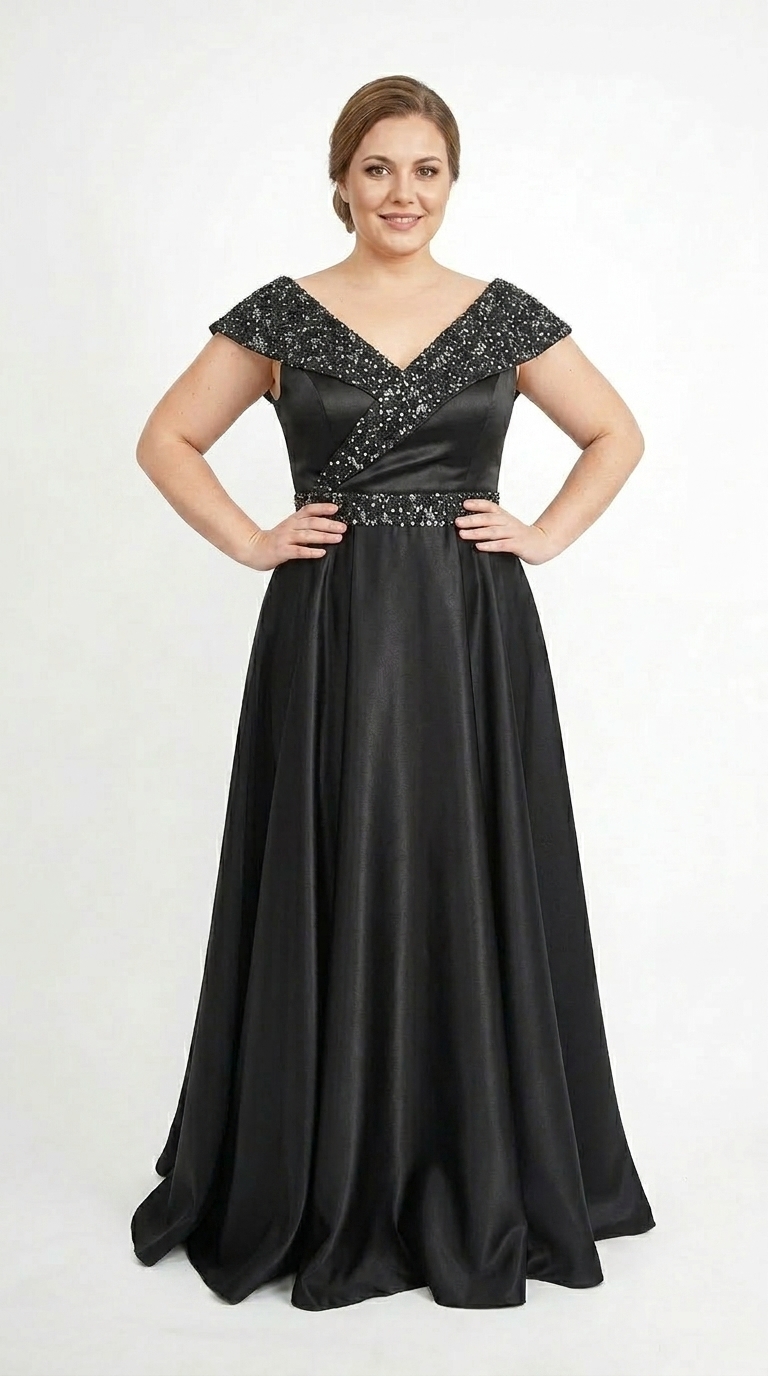 Rochie lunga din tafta cu tulle cu gliter gri Victoria