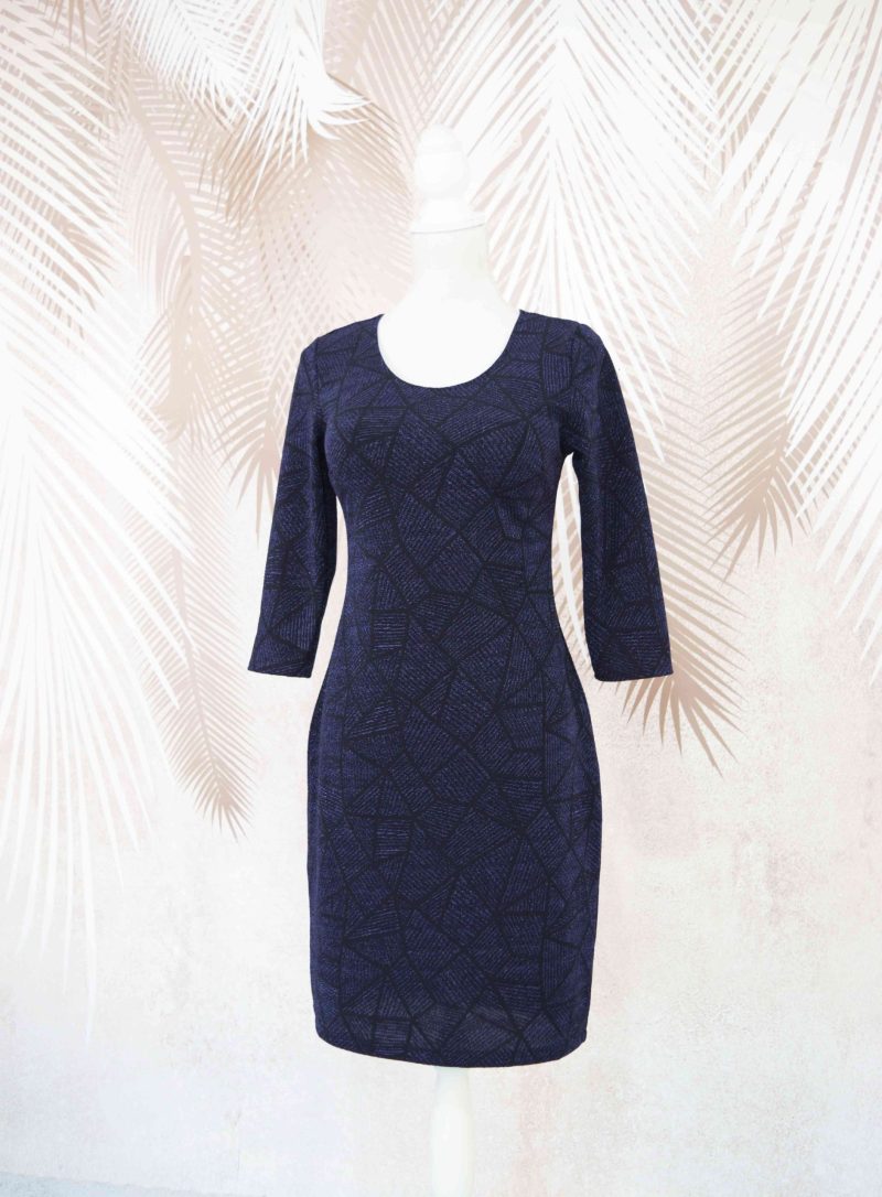 Rochie eleganta bleumarin Annabella