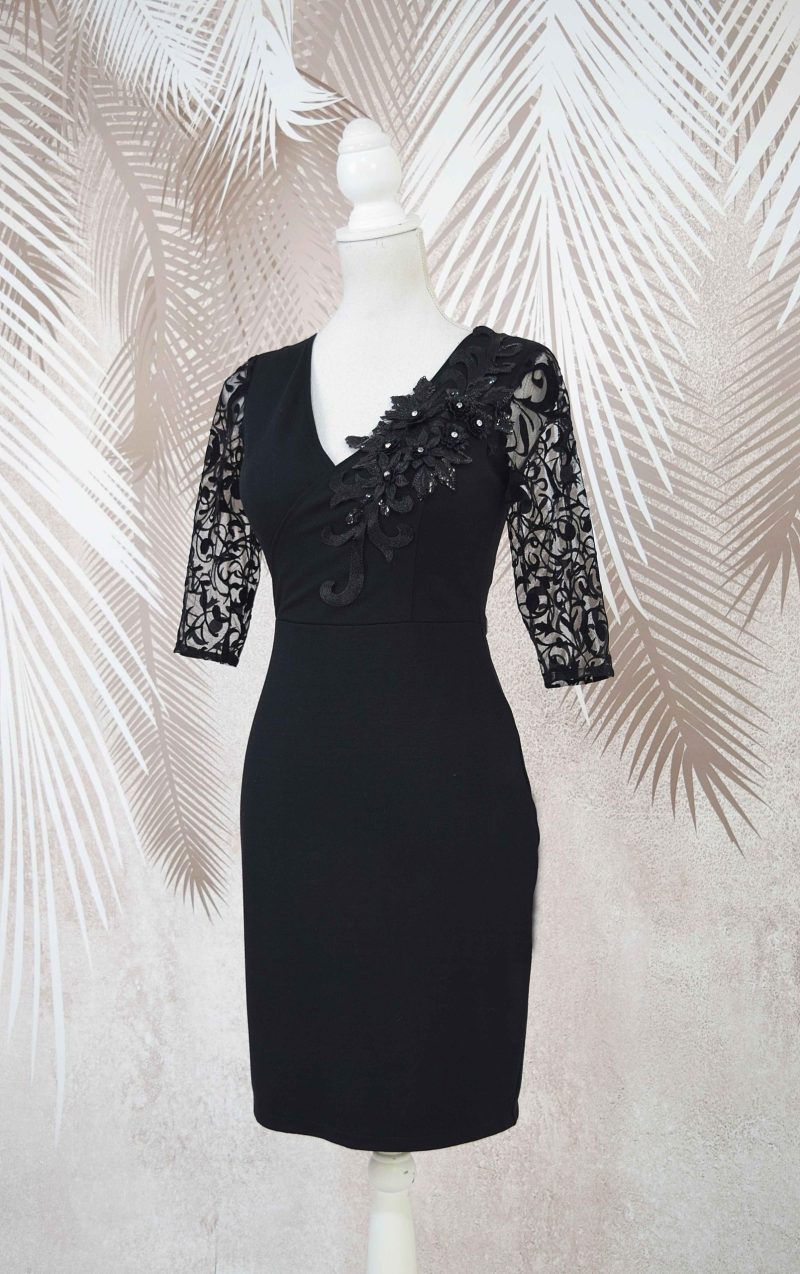 Rochie eleganta neagra Nicola2
