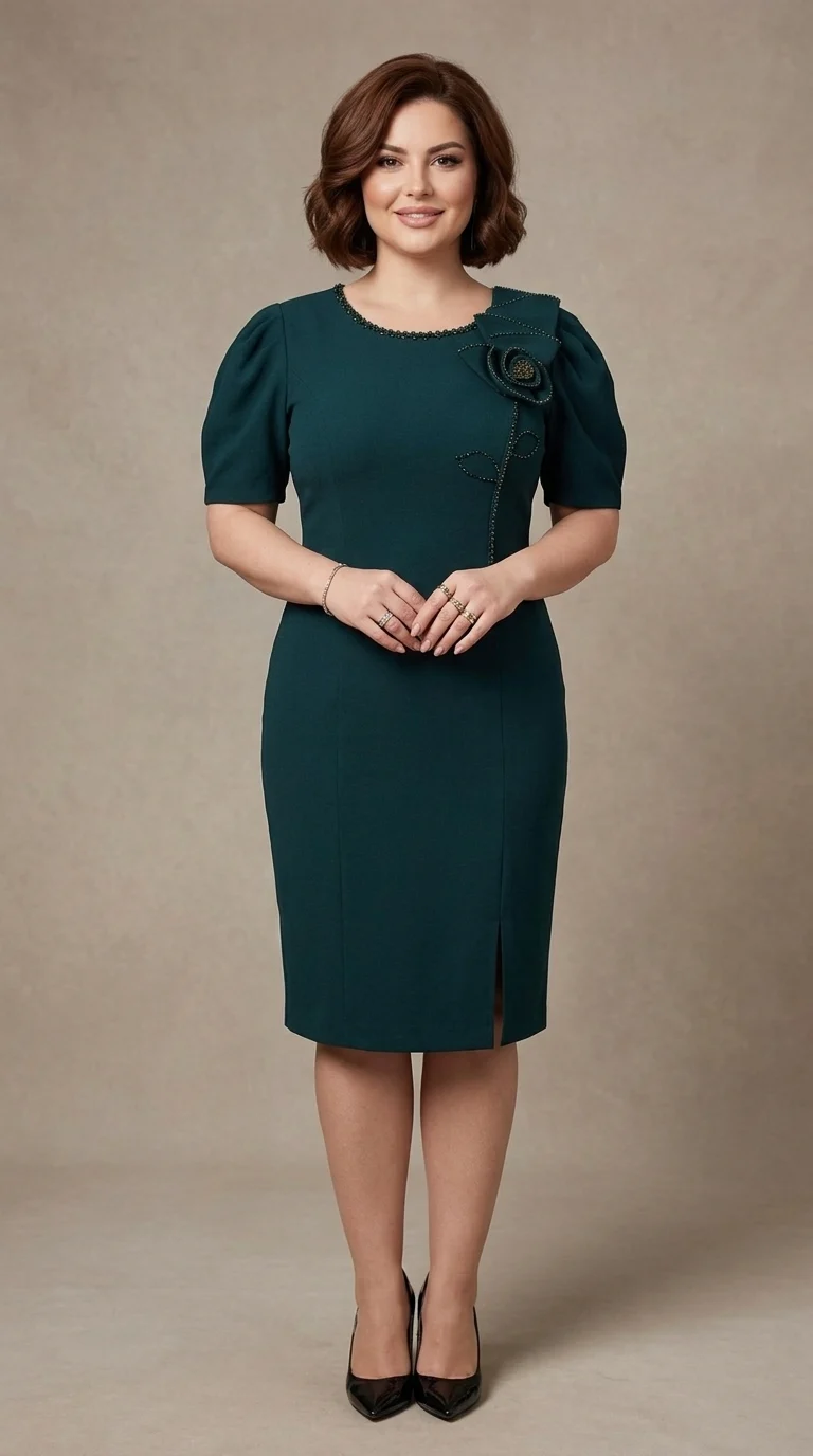 Rochie eleganta verde Aylin