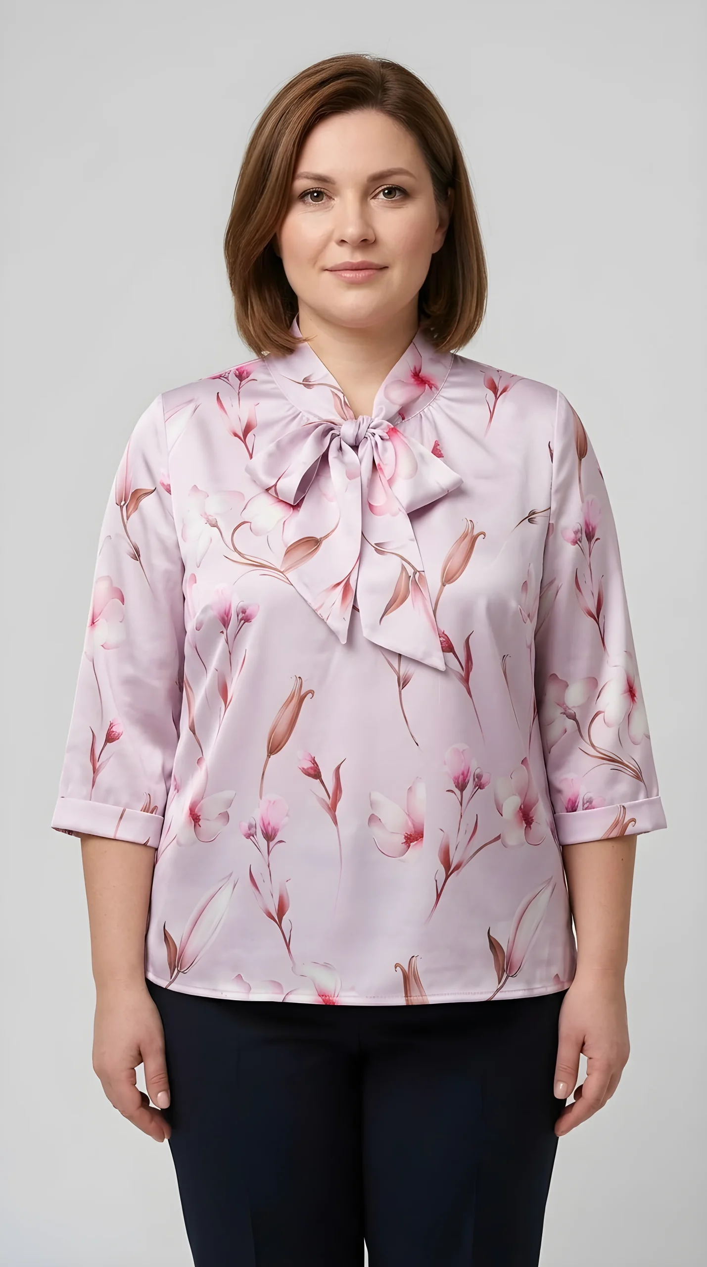 Bluza roz cu maneca scurta Amalia