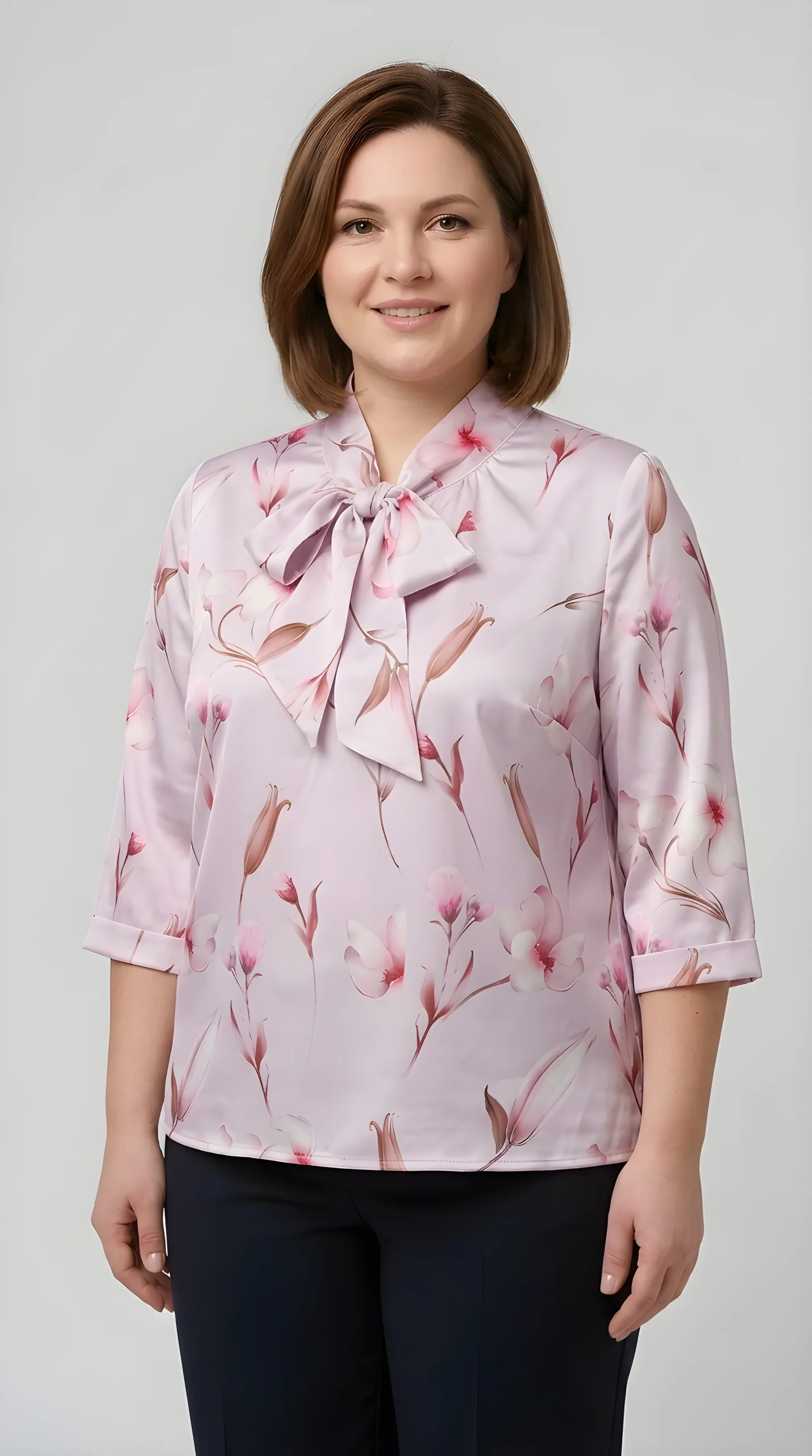 Bluza roz cu maneca scurta Amalia