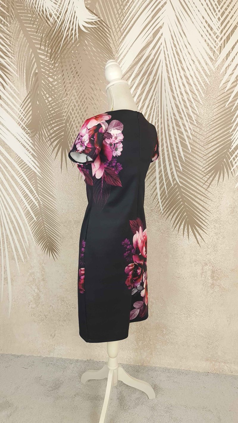 Rochie croi larg neagra Maia