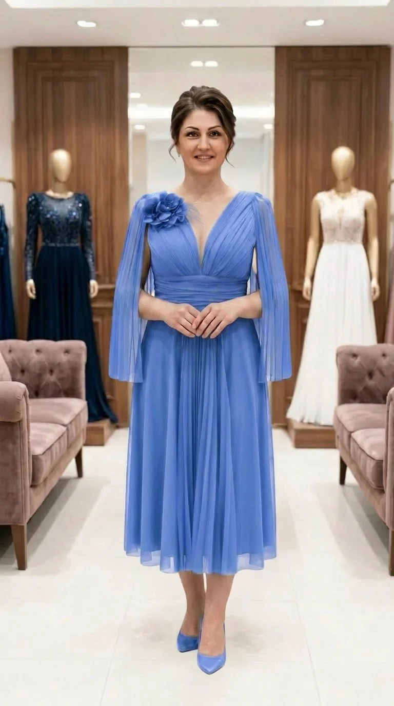 Rochie de ocazie bleo-ciel Iris