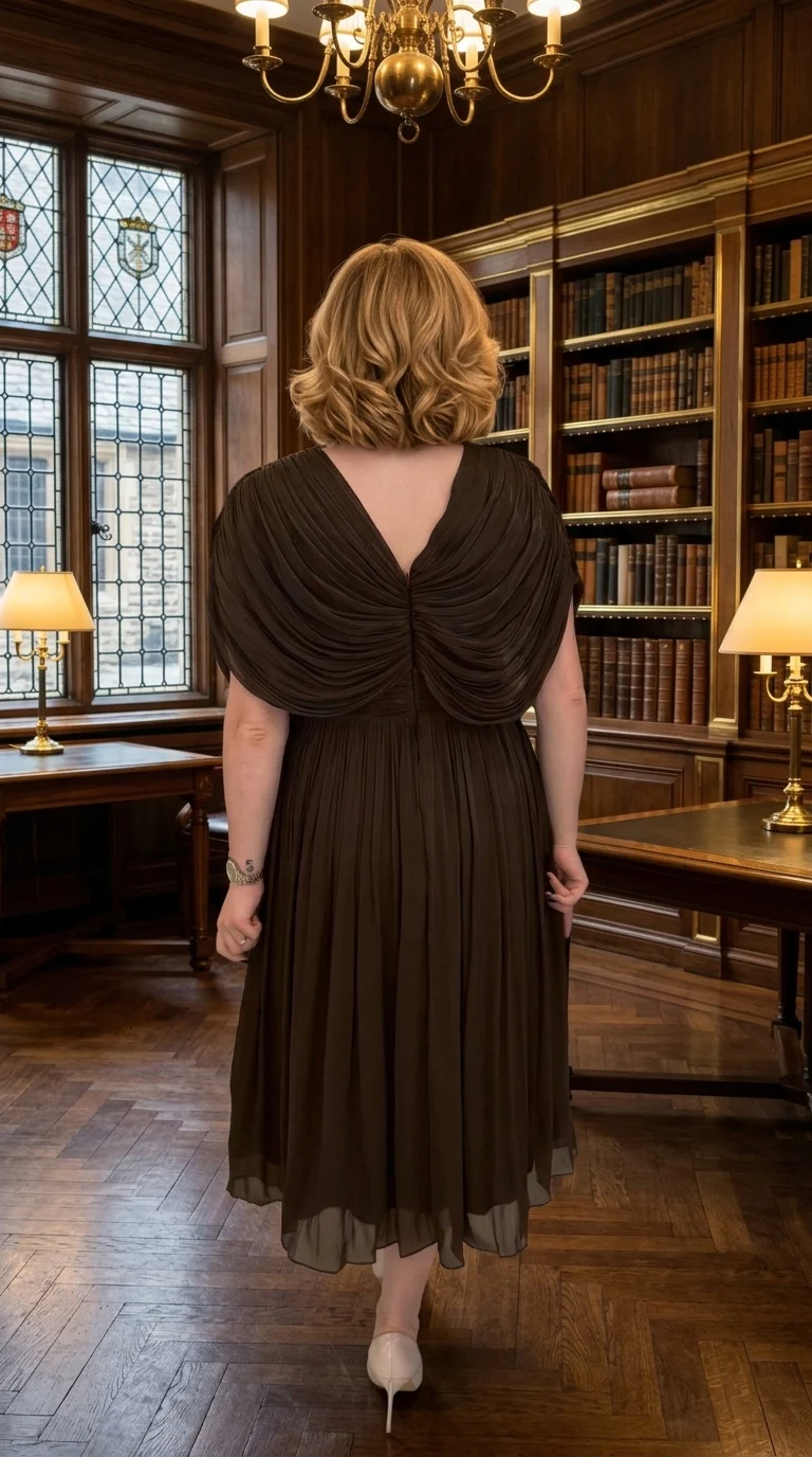 Rochie de ocazie ciocolatiu Julieta